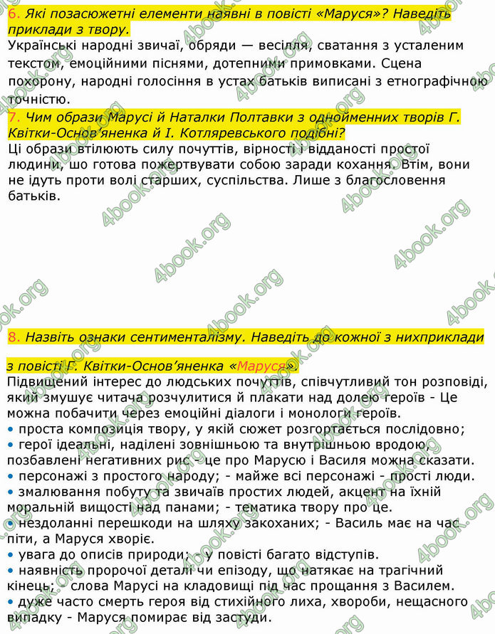 Українська література 9 клас Авраменко ГДЗ