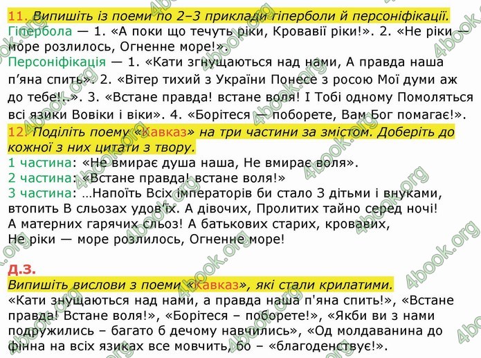 Українська література 9 клас Авраменко ГДЗ