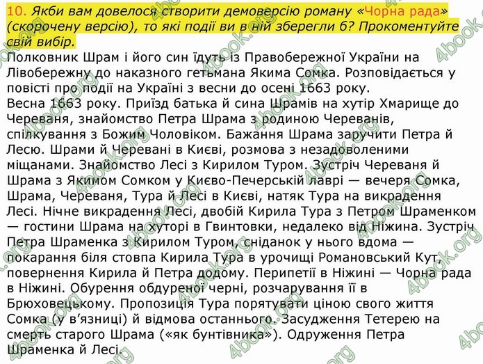 Українська література 9 клас Авраменко ГДЗ