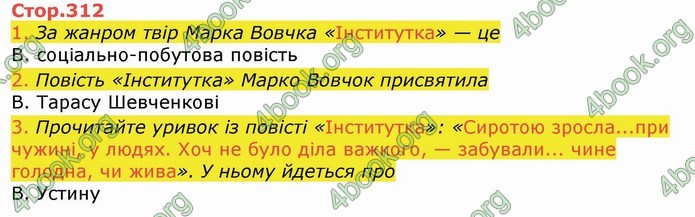 Українська література 9 клас Авраменко ГДЗ