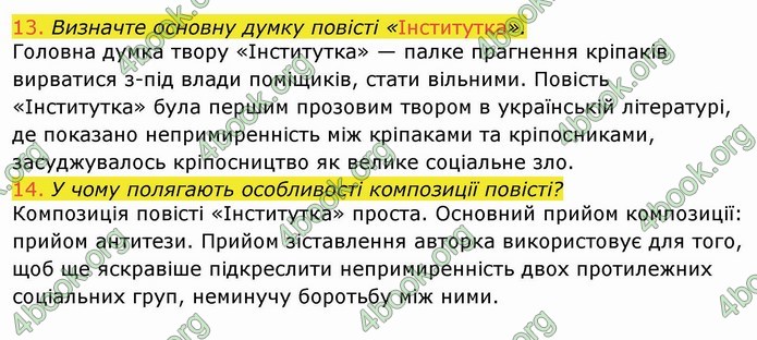 Українська література 9 клас Авраменко ГДЗ