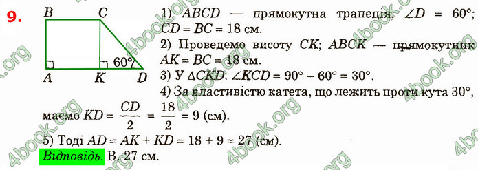 Відповіді Геометрія 8 клас Істер 2021. ГДЗ