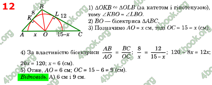 Відповіді Геометрія 8 клас Істер 2021. ГДЗ