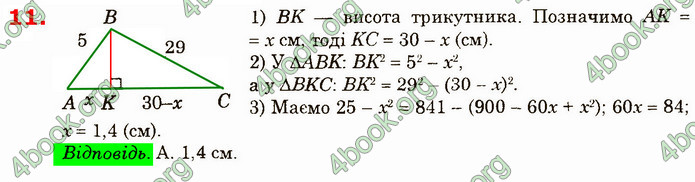 Відповіді Геометрія 8 клас Істер 2021. ГДЗ