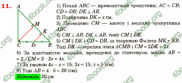 Відповіді Геометрія 8 клас Істер 2021. ГДЗ