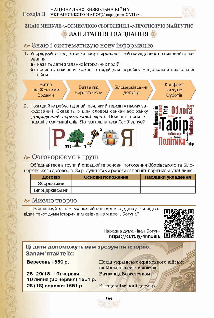 Історія України 8 клас Щупак 2021