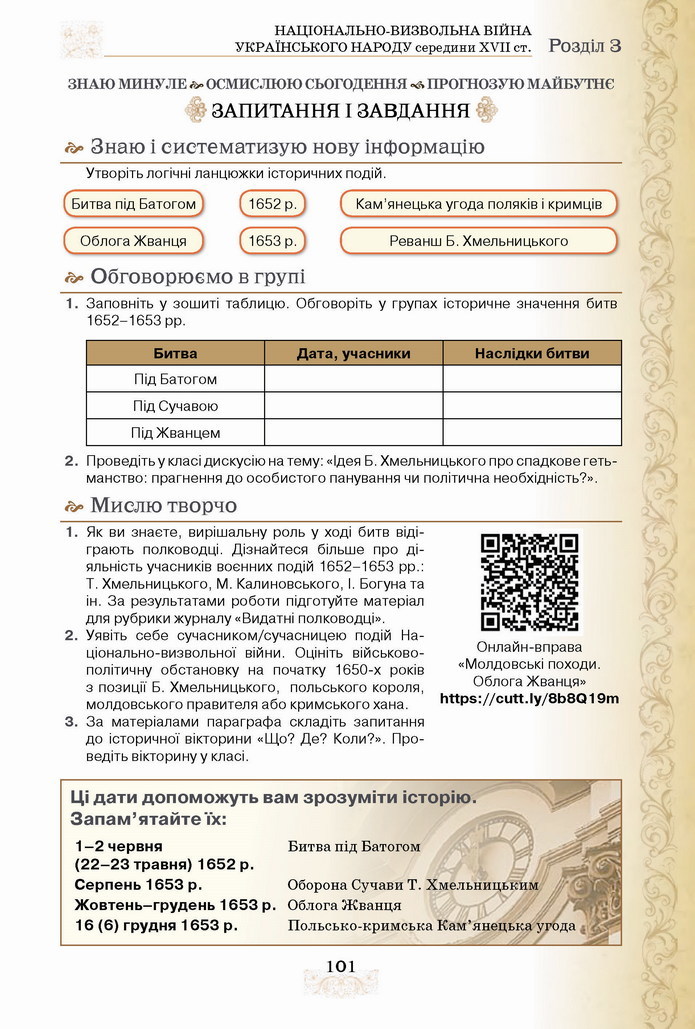 Історія України 8 клас Щупак 2021