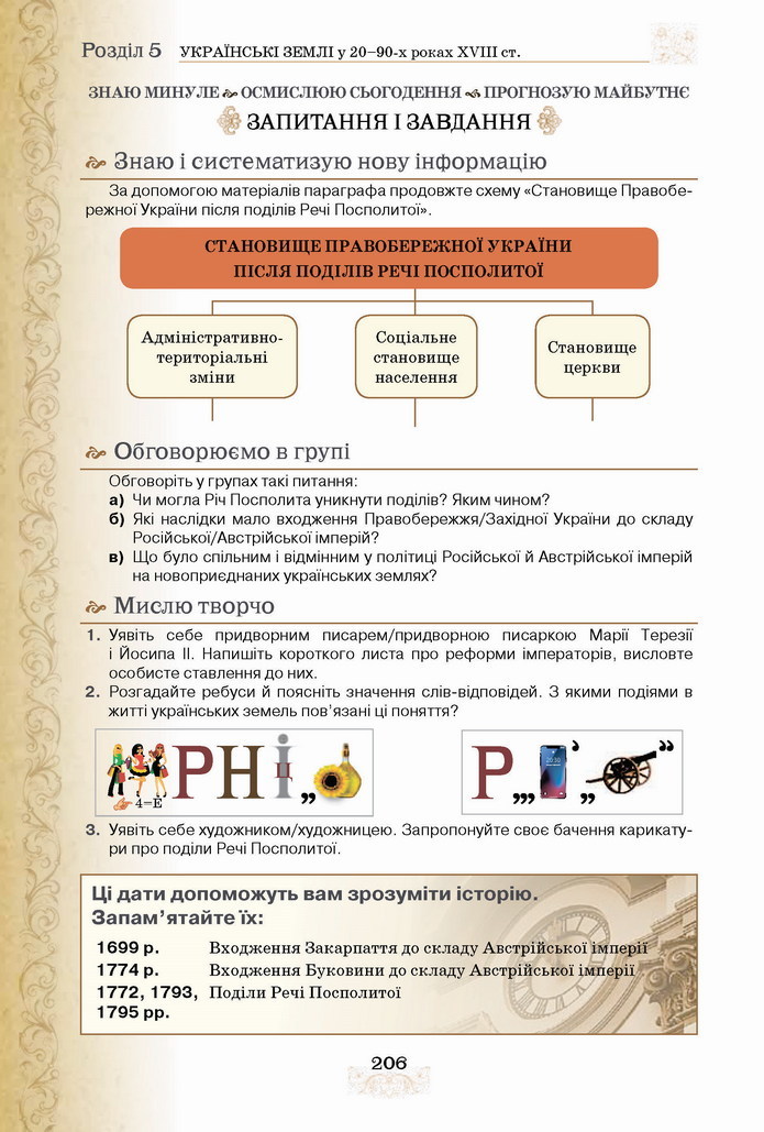 Історія України 8 клас Щупак 2021