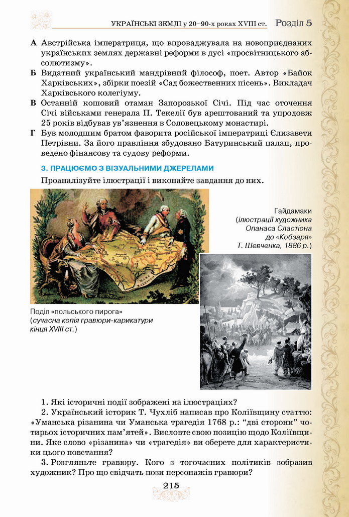 Історія України 8 клас Щупак 2021