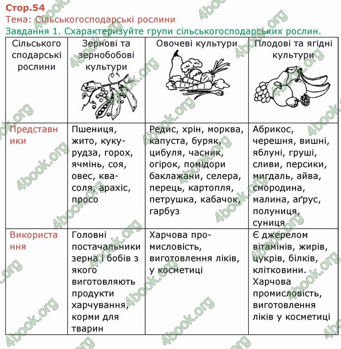 ГДЗ Зошит Біологія 6 клас Мечник
