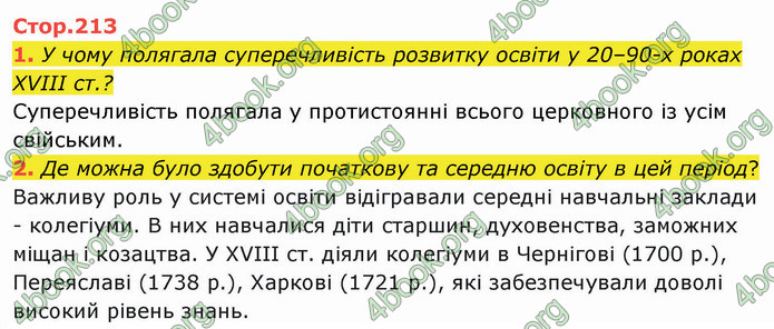 ГДЗ Історія України 8 клас Щупак 2021