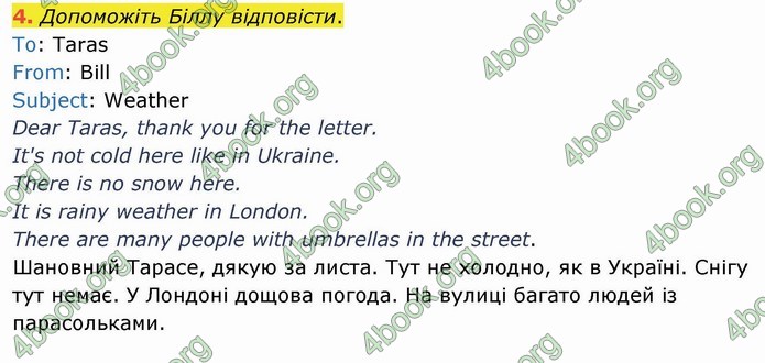 ГДЗ Англійська мова 4 клас Карпюк 2021