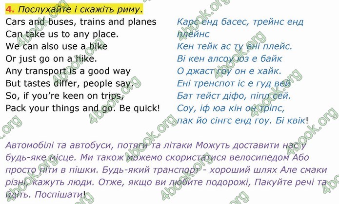 ГДЗ Англійська мова 4 клас Карпюк 2021