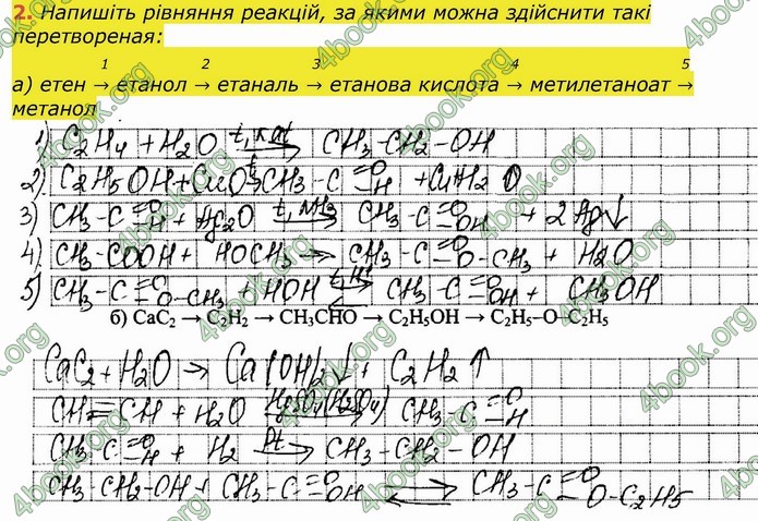 ГДЗ Робочий зошит посібник хімія 10 клас Березан