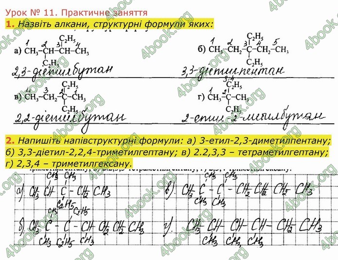 ГДЗ Робочий зошит посібник хімія 10 клас Березан