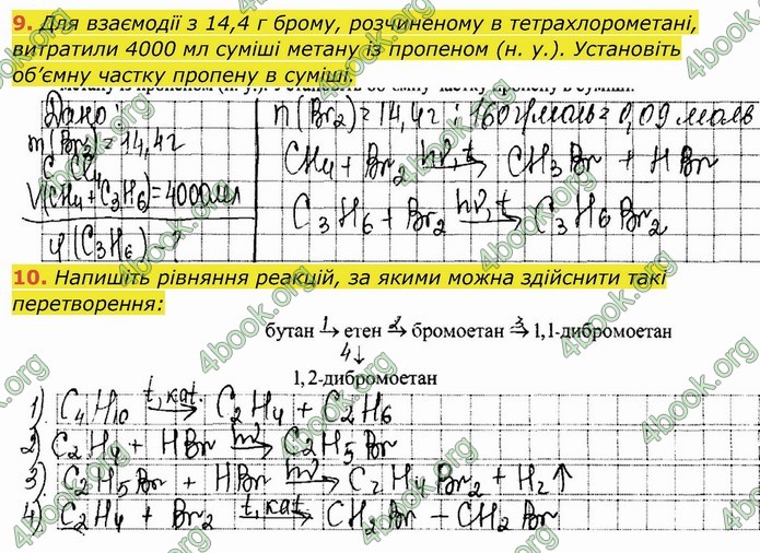 ГДЗ Робочий зошит посібник хімія 10 клас Березан