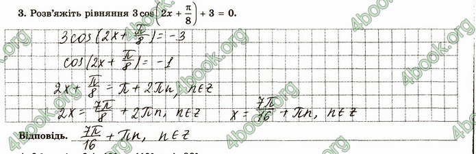 ГДЗ Зошит алгебра 10 клас Істер