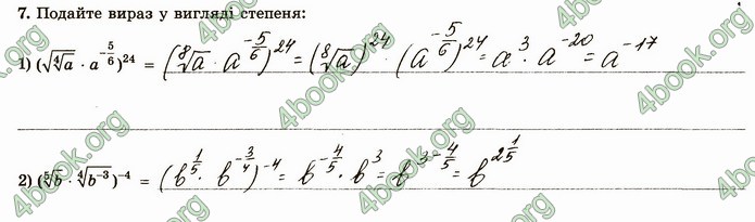 ГДЗ Зошит алгебра 10 клас Істер