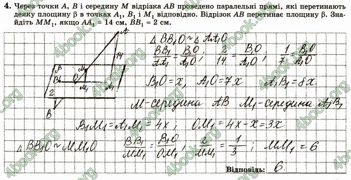 ГДЗ Зошит геометрія 10 клас Істер