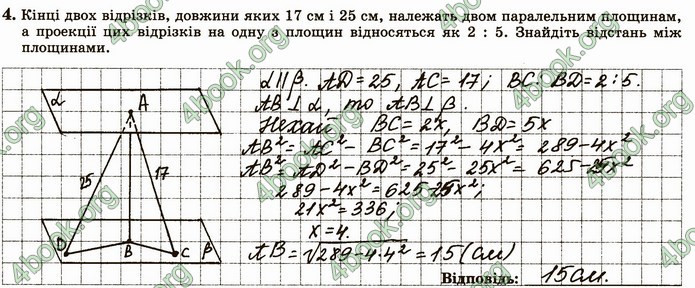 ГДЗ Зошит геометрія 10 клас Істер