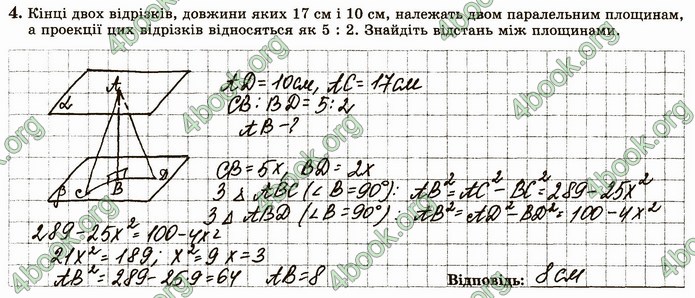 ГДЗ Зошит геометрія 10 клас Істер