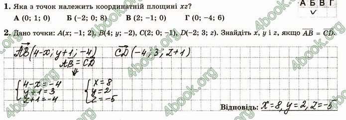 ГДЗ Зошит геометрія 10 клас Істер