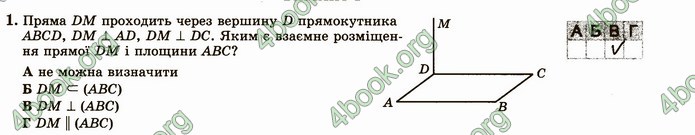 ГДЗ Зошит геометрія 10 клас Істер