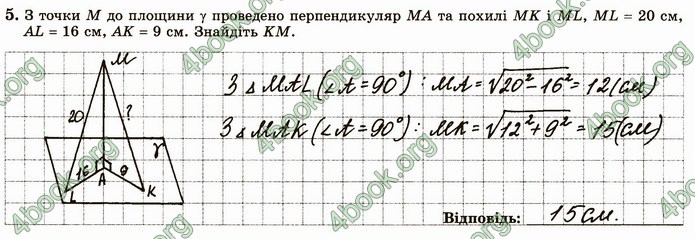 ГДЗ Зошит геометрія 10 клас Істер