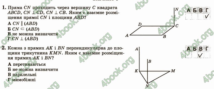 ГДЗ Зошит геометрія 10 клас Істер