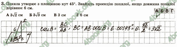 ГДЗ Зошит геометрія 10 клас Істер