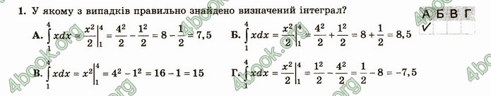 ГДЗ Зошит алгебра 11 клас Істер