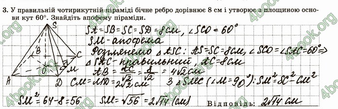 ГДЗ Зошит геометрія 11 клас Істер