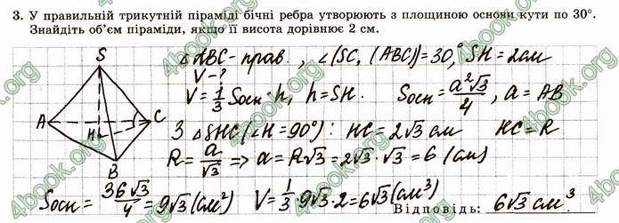 ГДЗ Зошит геометрія 11 клас Істер