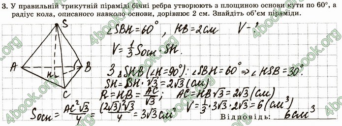 ГДЗ Зошит геометрія 11 клас Істер