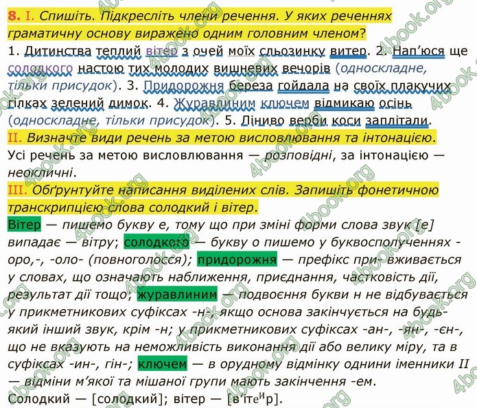 ГДЗ Українська мова 6 клас Заболотний 2019 (Рус)