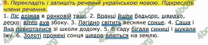 ГДЗ Українська мова 6 клас Заболотний 2019 (Рус)