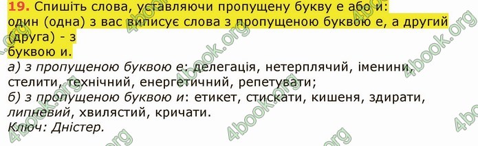 ГДЗ Українська мова 6 клас Заболотний 2019 (Рус)