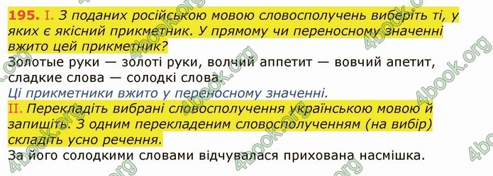 ГДЗ Українська мова 6 клас Заболотний 2019 (Рус)