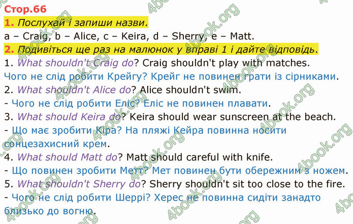 ГДЗ Зошит Англійська мова 4 клас Мітчелл