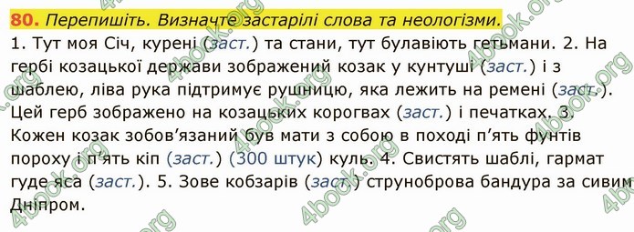 ГДЗ Українська мова 6 клас Глазова. Відповіді