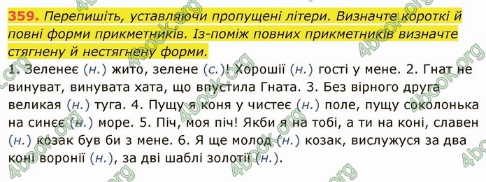 ГДЗ Українська мова 6 клас Глазова. Відповіді