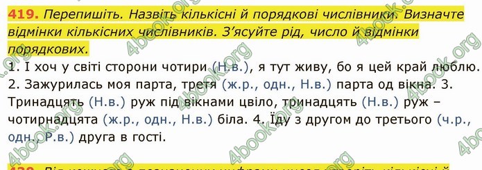 ГДЗ Українська мова 6 клас Глазова. Відповіді