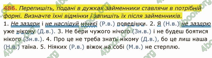 ГДЗ Українська мова 6 клас Глазова. Відповіді