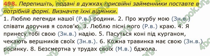 ГДЗ Українська мова 6 клас Глазова. Відповіді