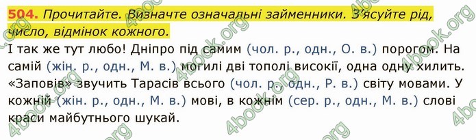 ГДЗ Українська мова 6 клас Глазова. Відповіді