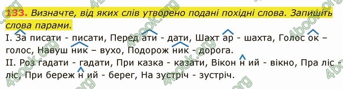 ГДЗ Українська мова 6 клас Глазова. Відповіді