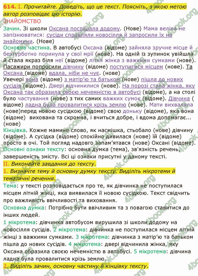 ГДЗ Українська мова 6 клас Заболотний 2019 (Рус)