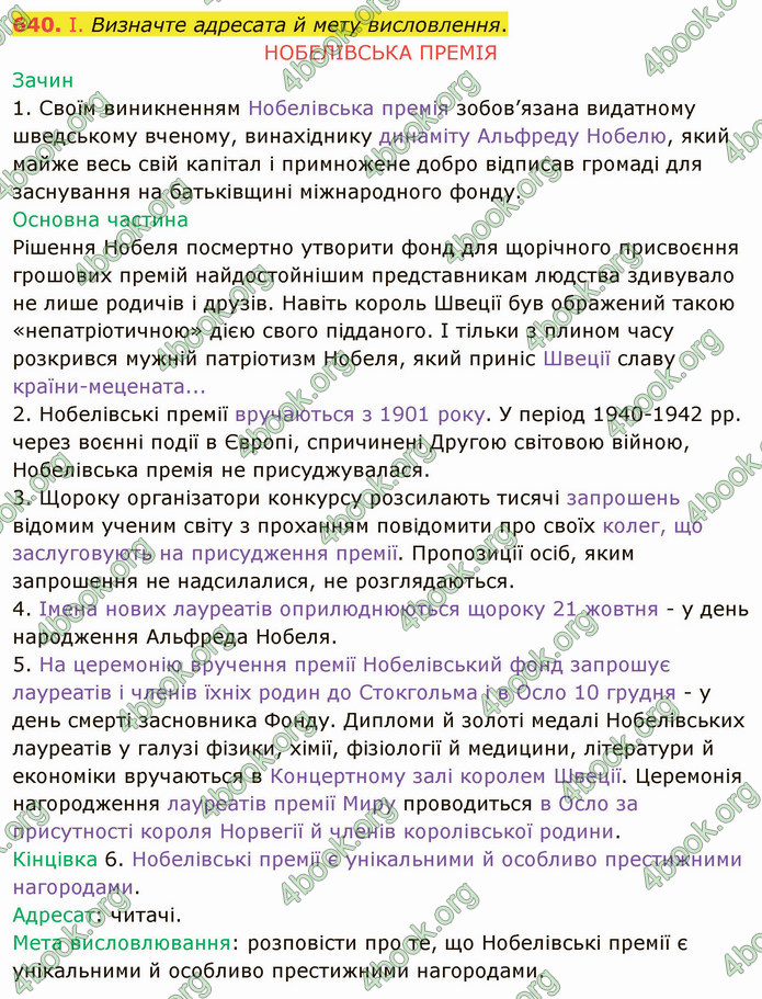 ГДЗ Українська мова 6 клас Заболотний 2019 (Рус)