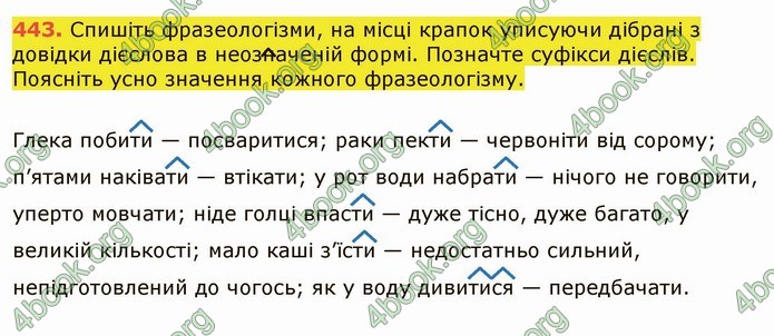 ГДЗ Українська мова 6 клас Заболотний 2019 (Рус)