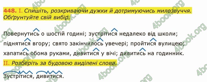 ГДЗ Українська мова 6 клас Заболотний 2019 (Рус)